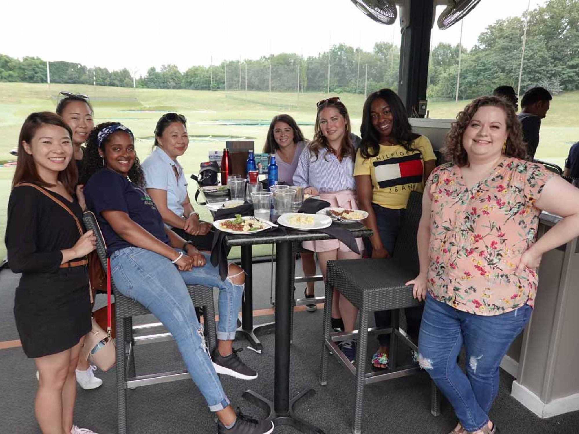 oa office employees posing